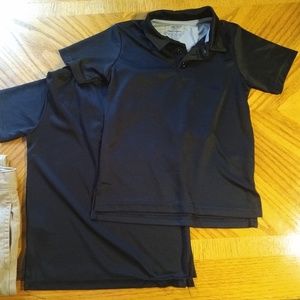 2 Black Cherokee uniform shirts B1-01&02